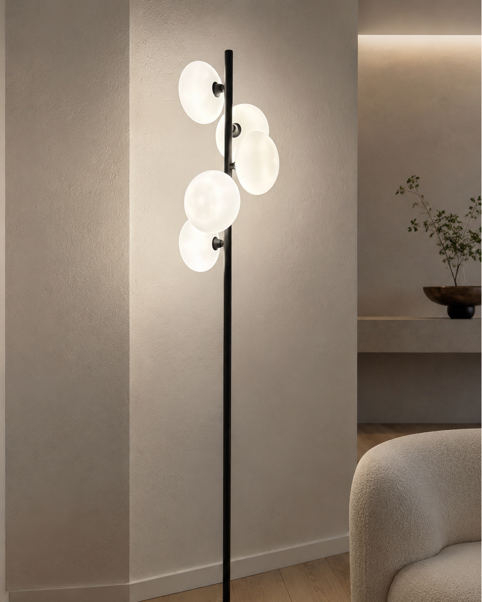 Orion Opal Altalum Floor Lamp