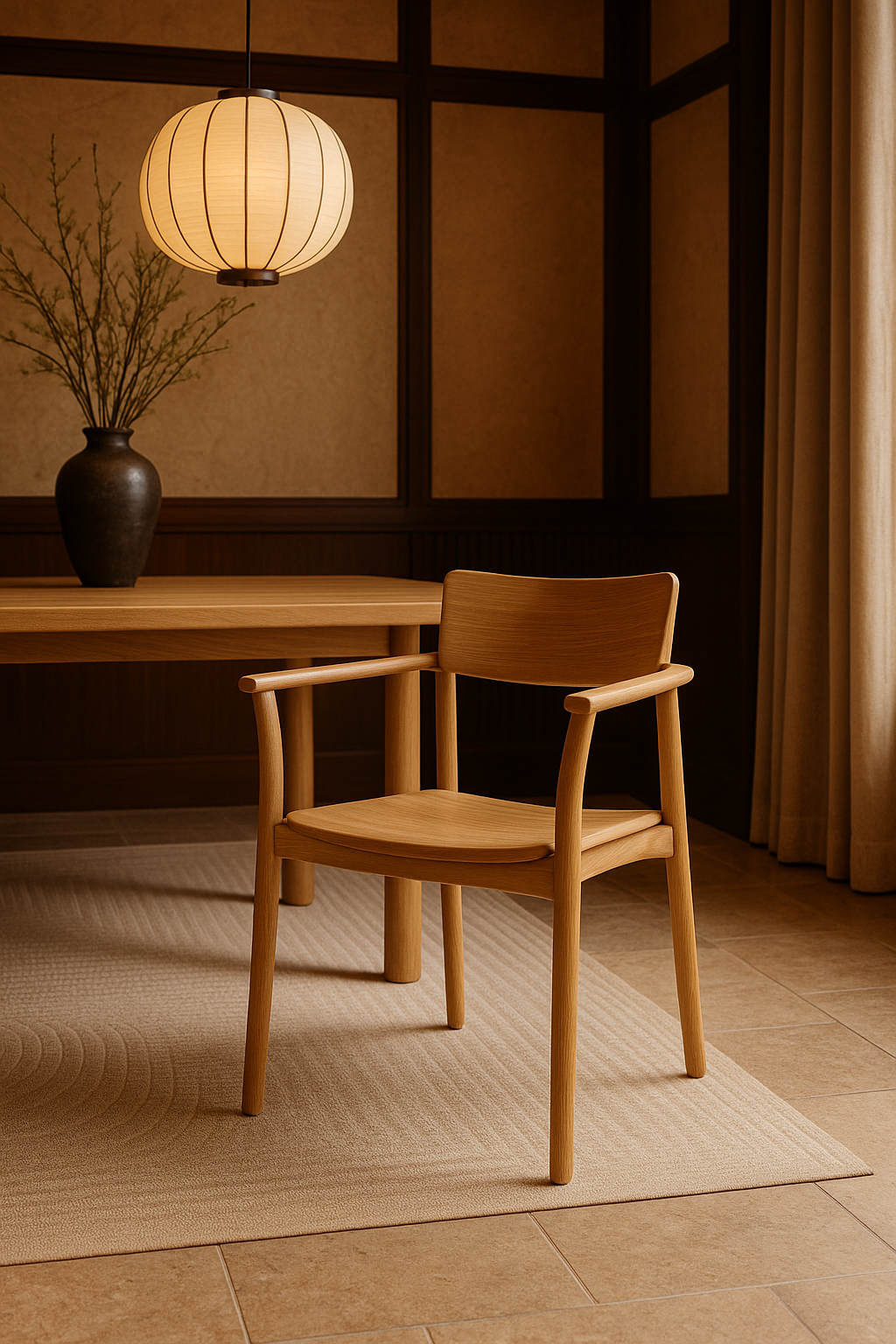 Chaise Poise avec Accoudoirs