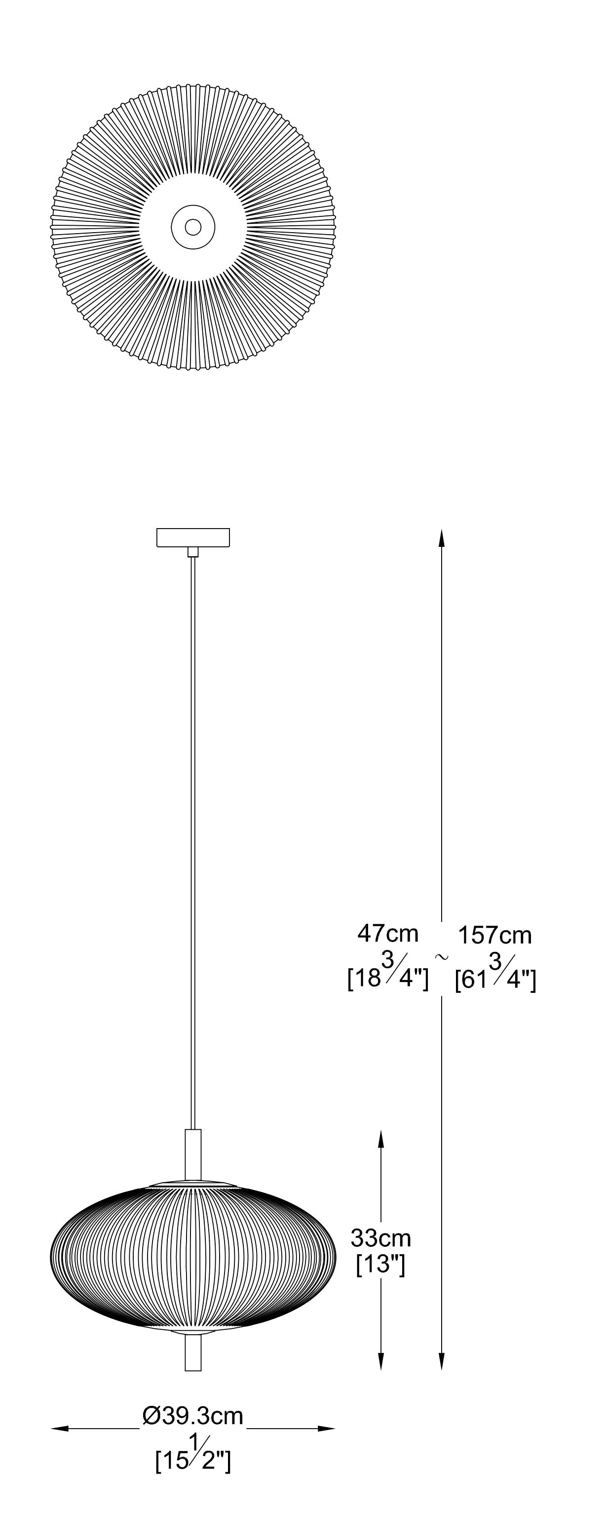 Aria Oro pendant light