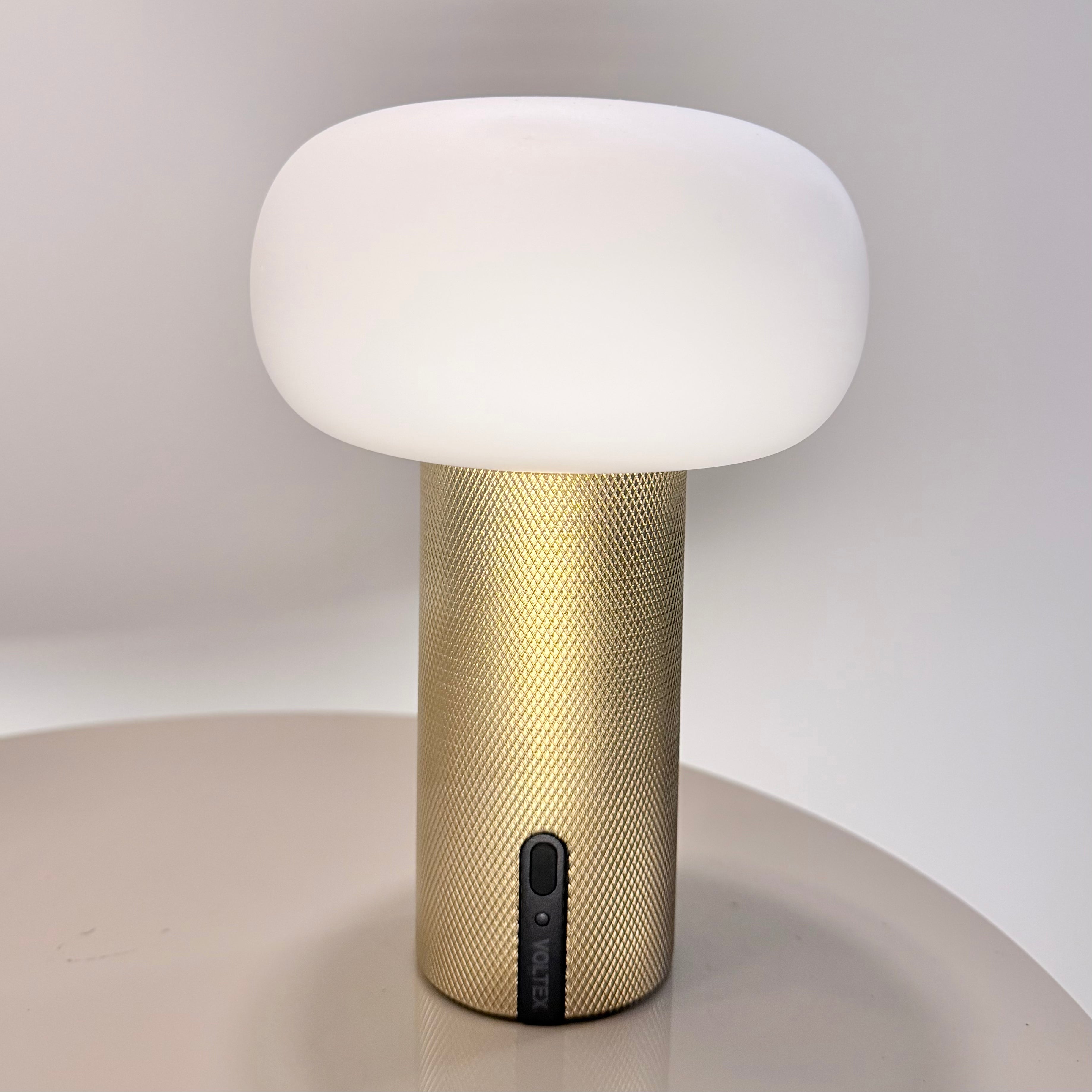 Lampe sans fil Lea laiton brossé