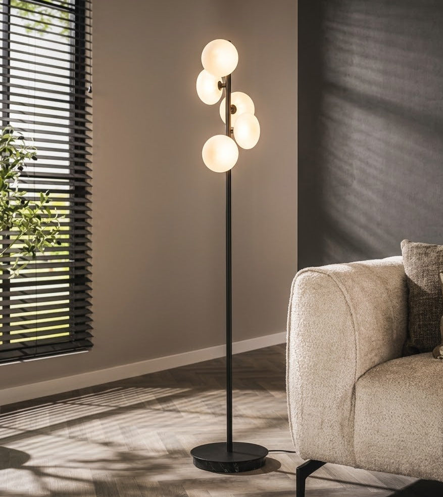 Orion opal floor lamp