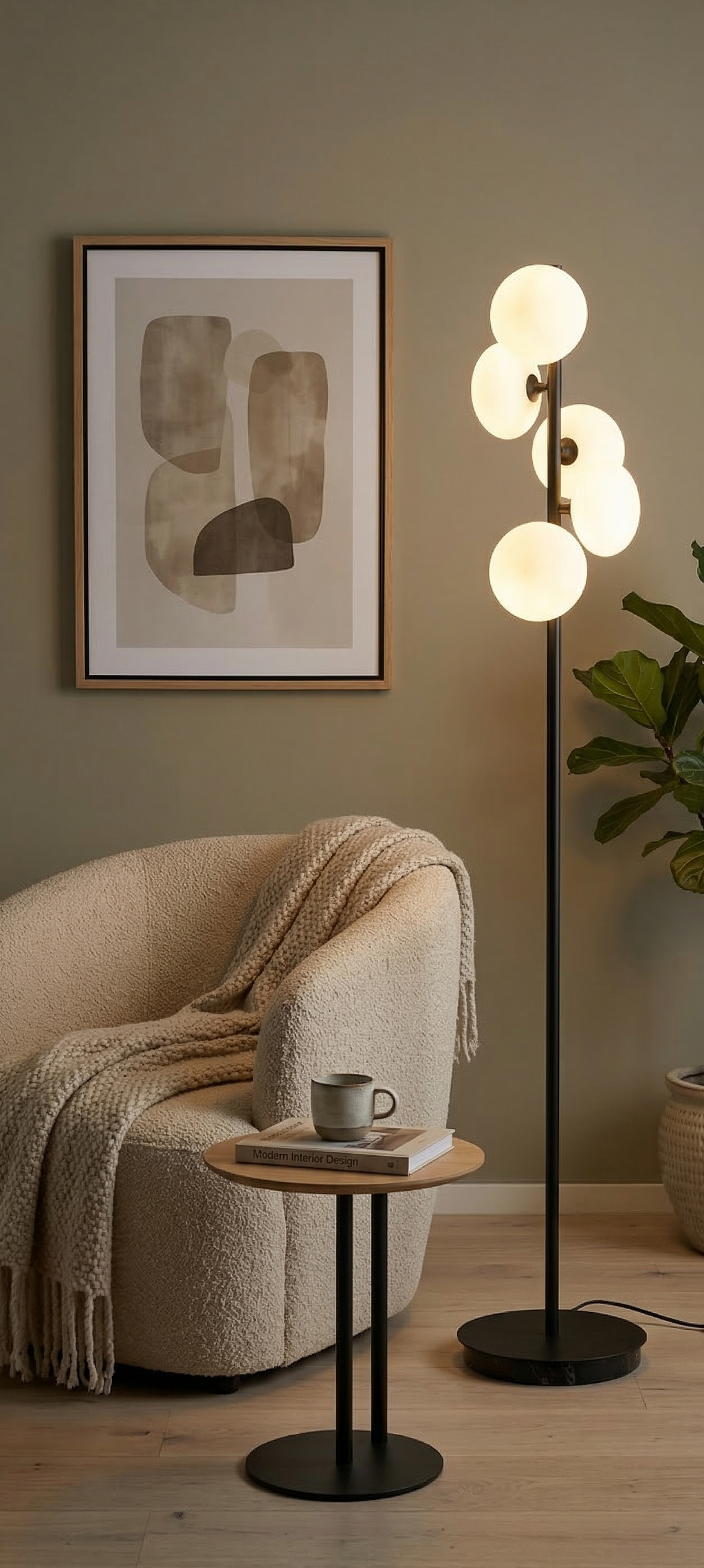 Orion Opal Altalum Floor Lamp