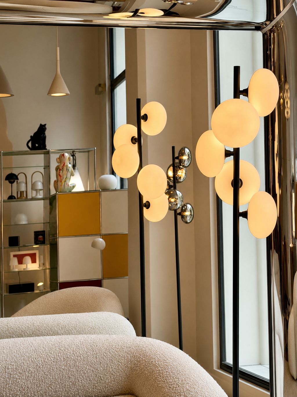Orion Opal Altalum Floor Lamp