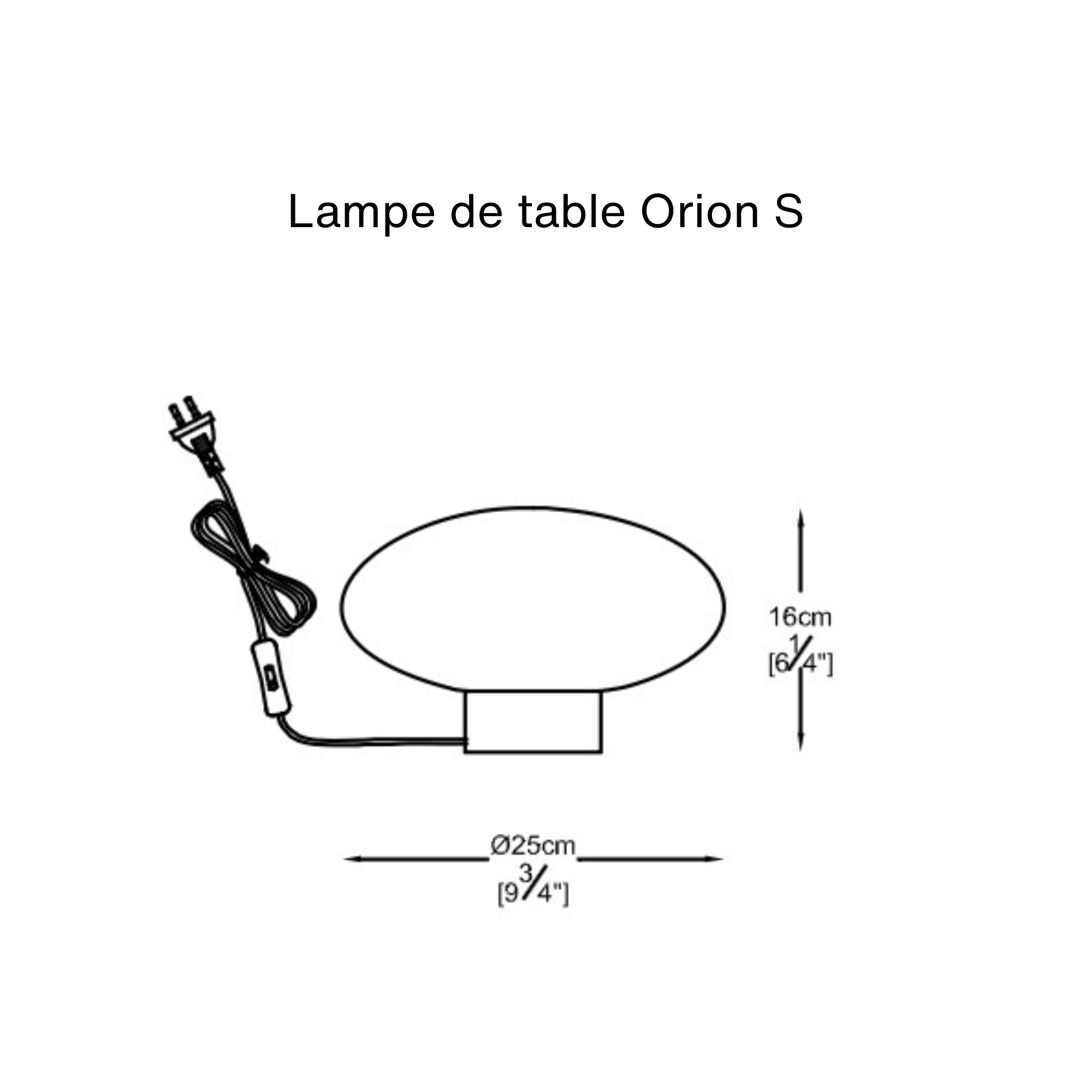 Lampe de table Orion