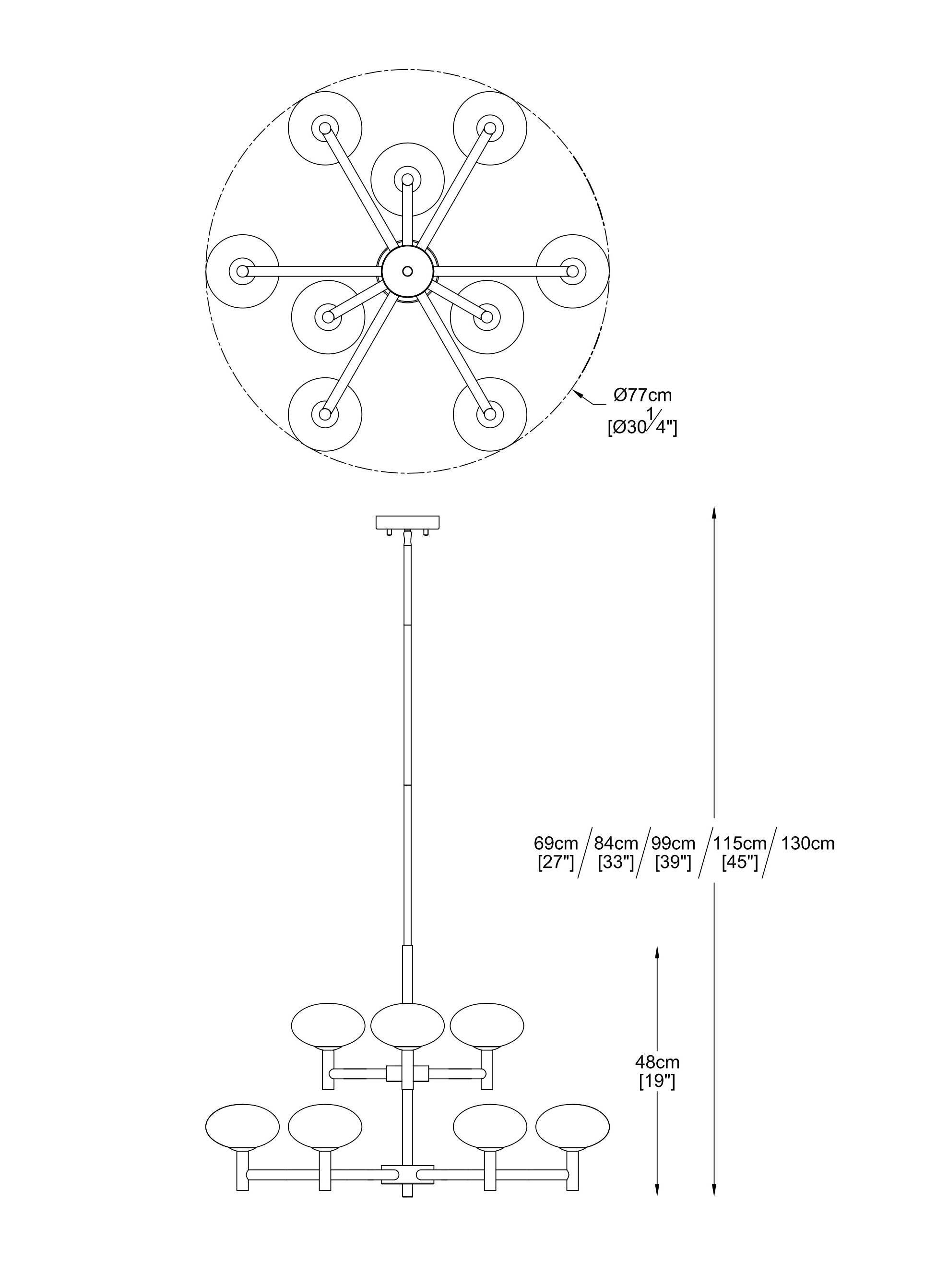 Suspension Orion 9
