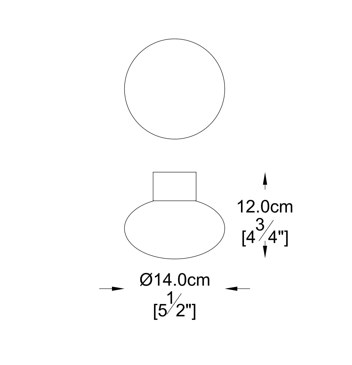 Orion S ceiling light