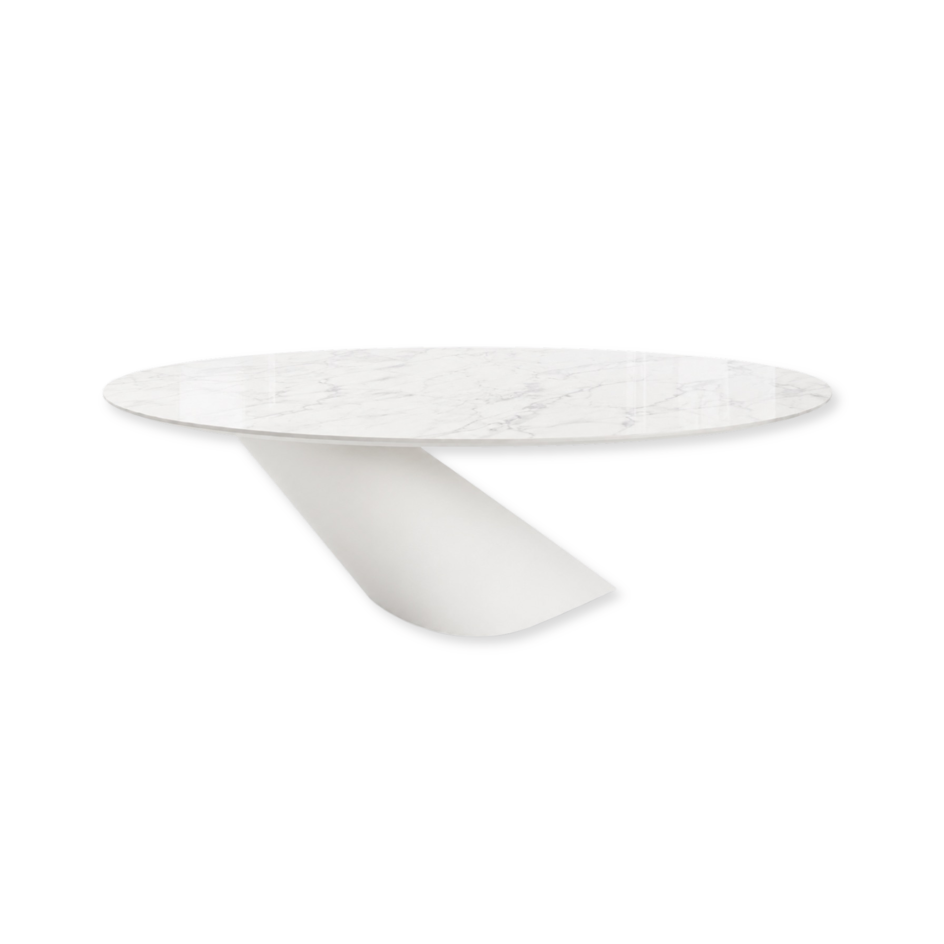 Table Ovale O Brillante