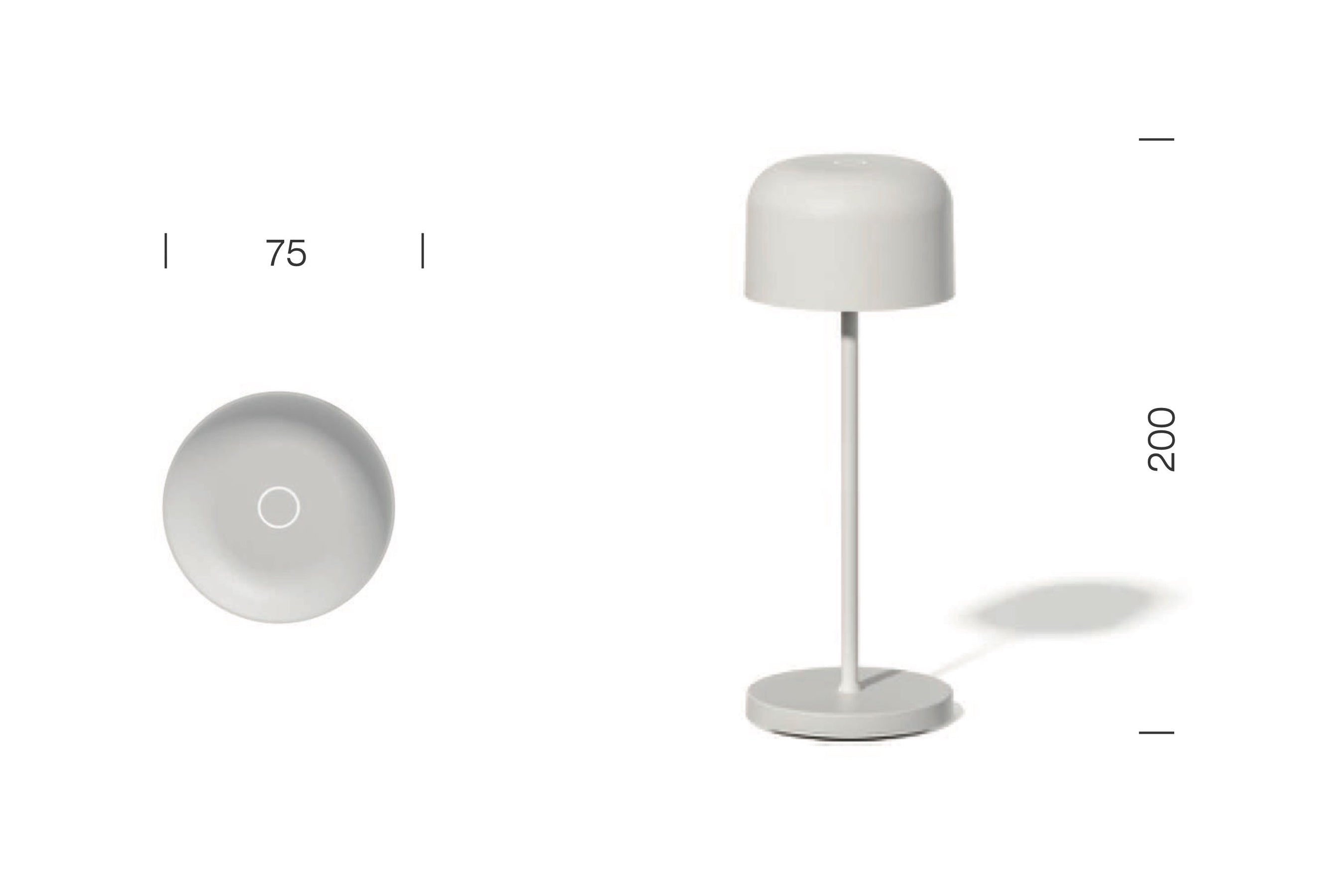Cordless lamp Elisa