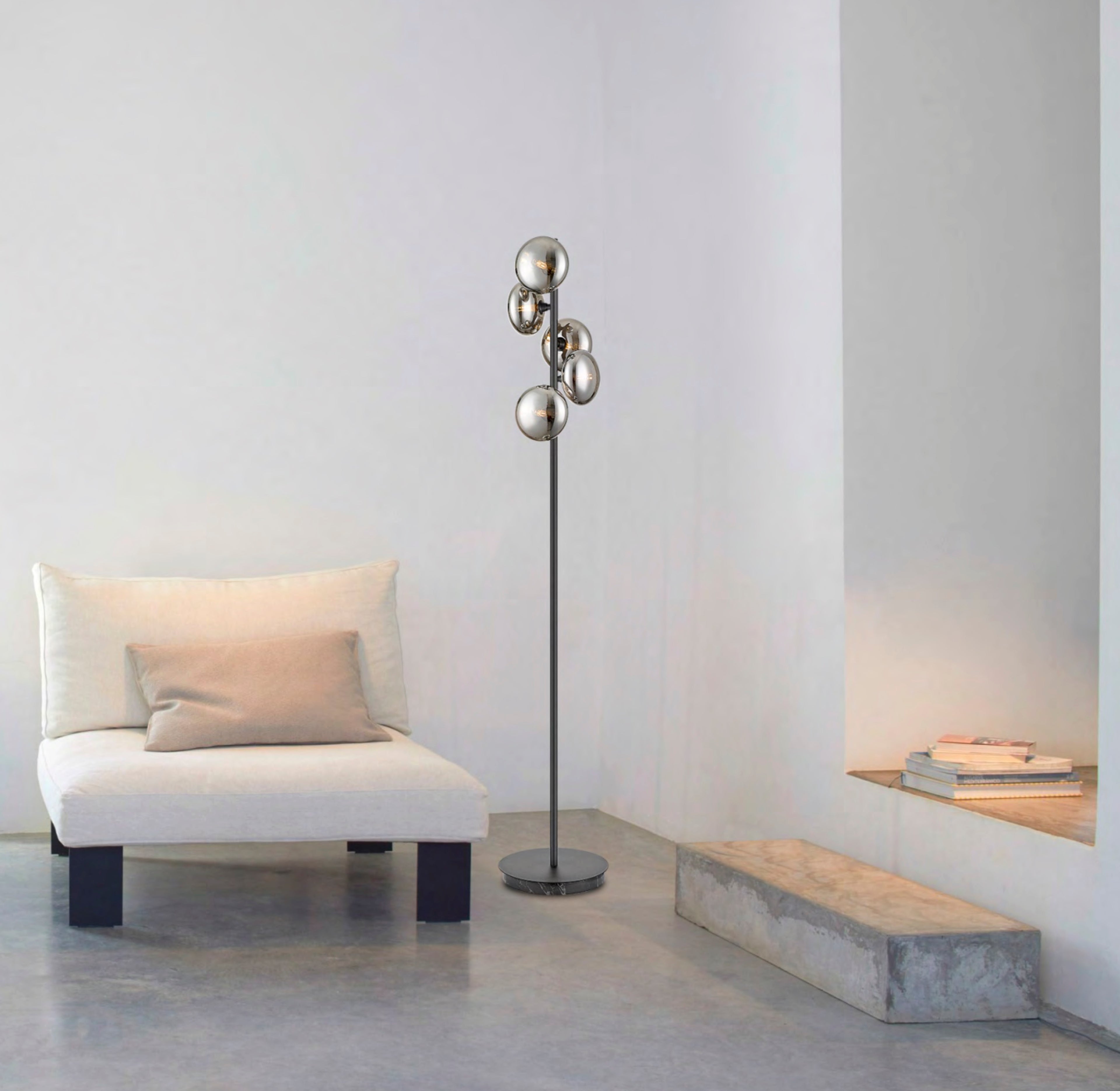 Orion floor lamp mirror