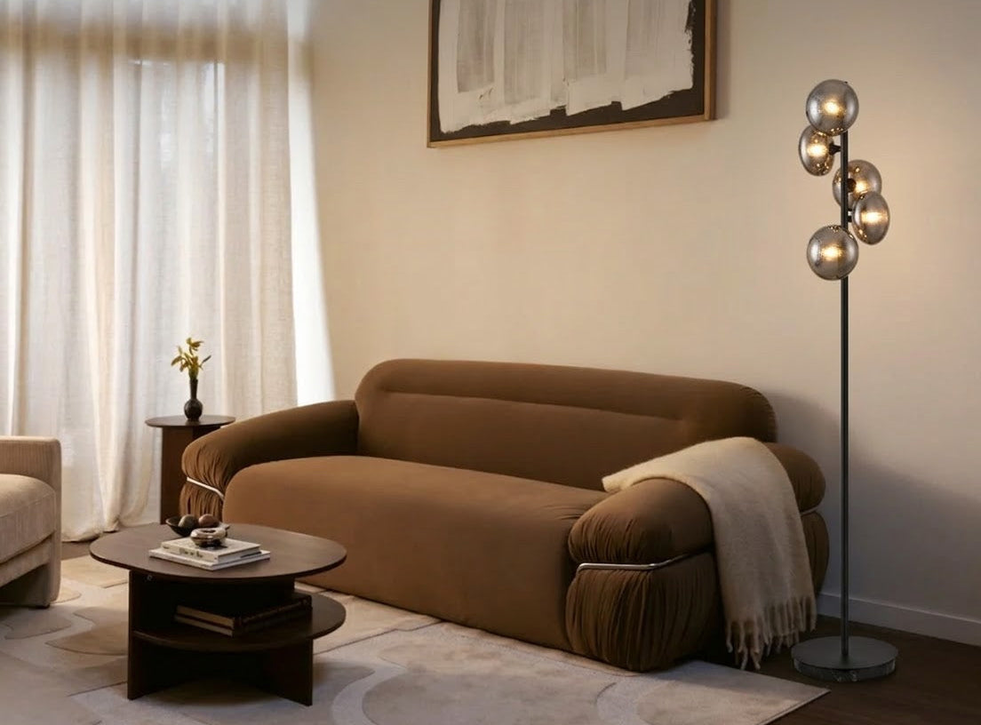 Orion floor lamp mirror