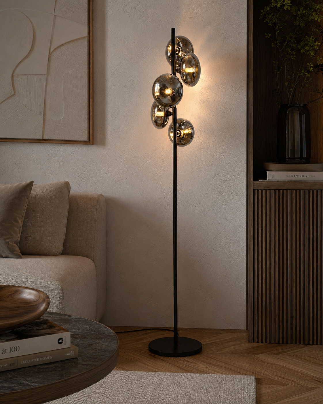 Orion Mirror Floor Lamp