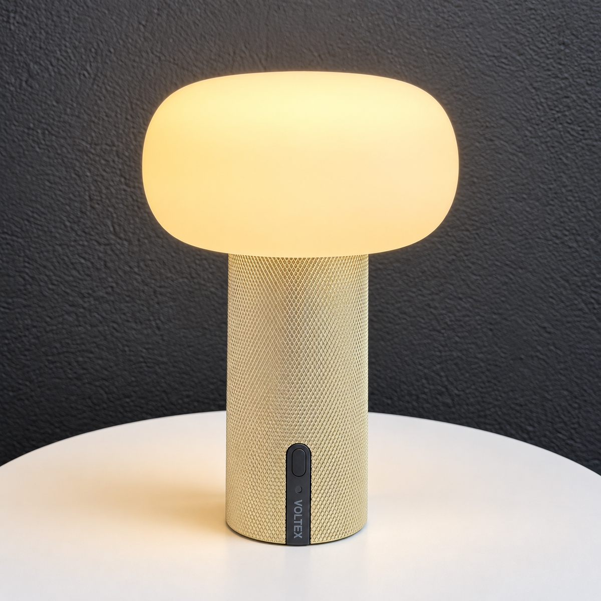 Lampe sans fil Lea laiton brossé