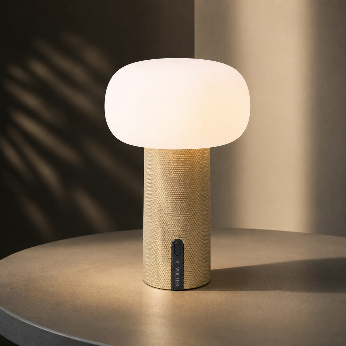 Lampe sans fil Lea laiton brossé
