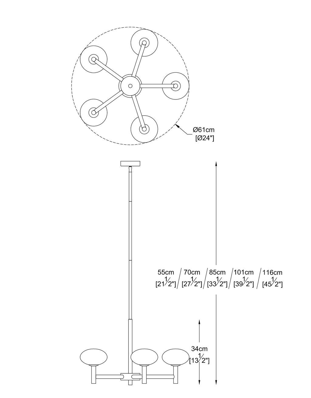 Suspension Orion 5 Altalum