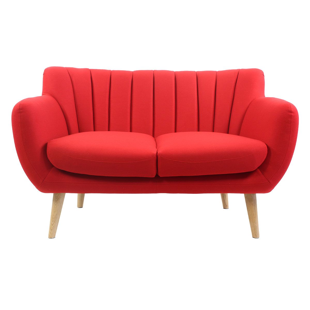 Soft canapé 2 places Dora rouge