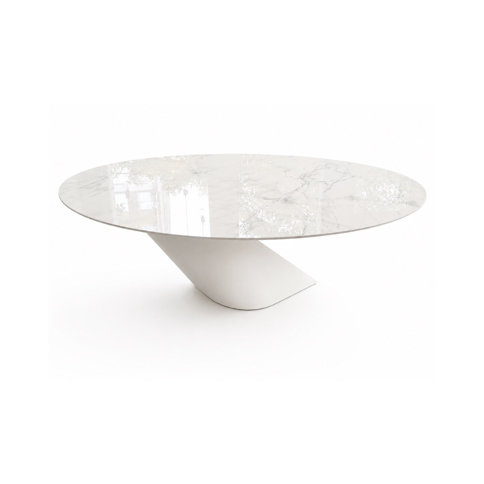Table Ovale O Brillante